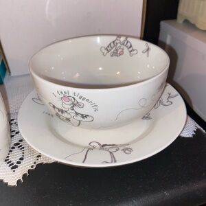 Disney Pooh & friends Silver Lining fine china 3 pc set